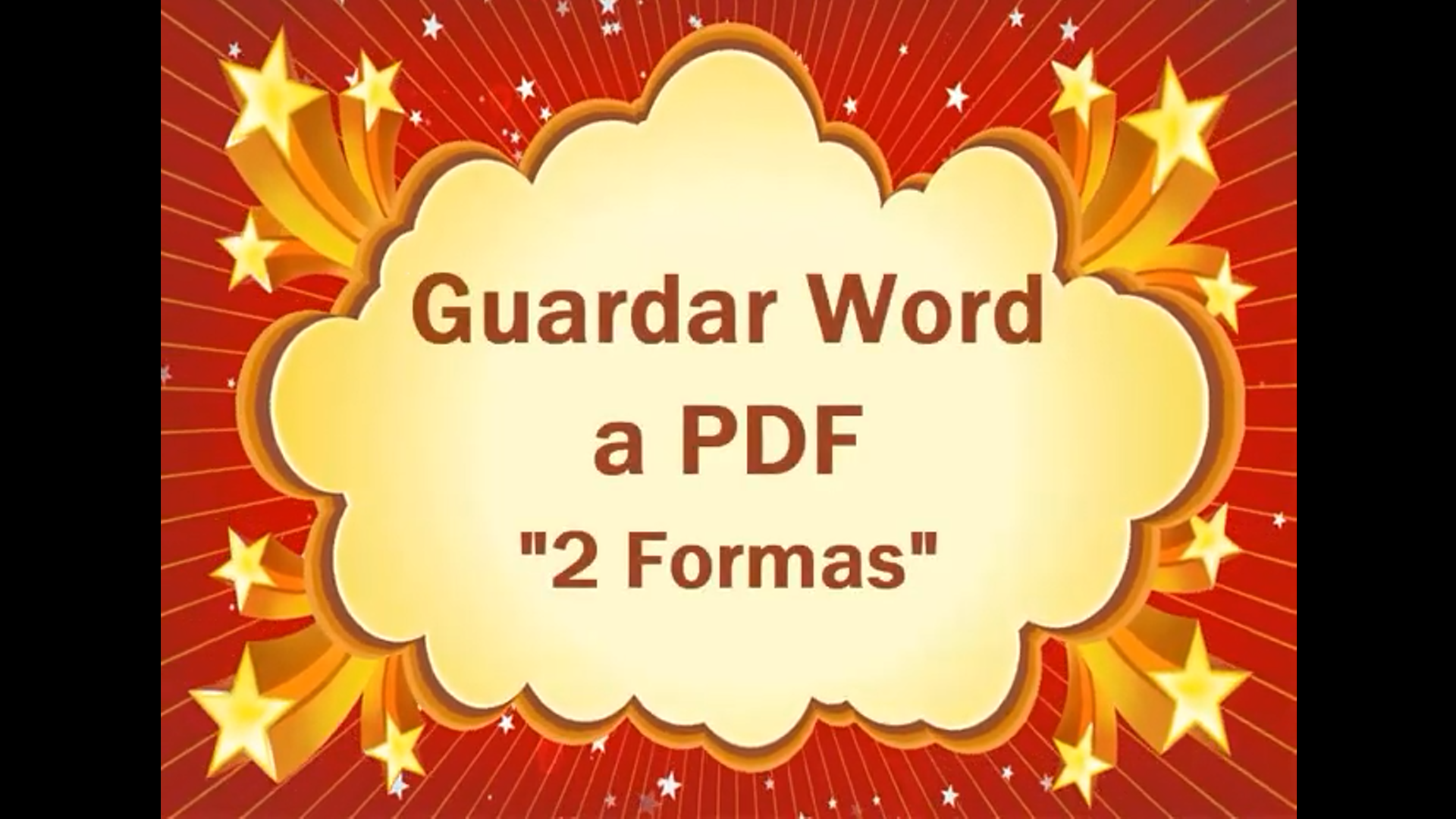 Como guardar un documento Word como PDF
